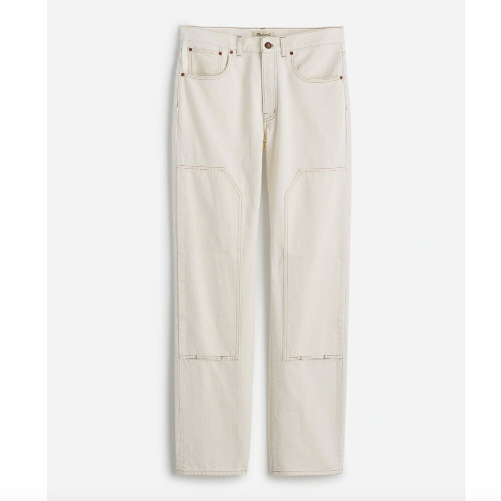 NWT! MADEWELL Dean Easy Straight Jean Vintage Rigid Canvas Size 26